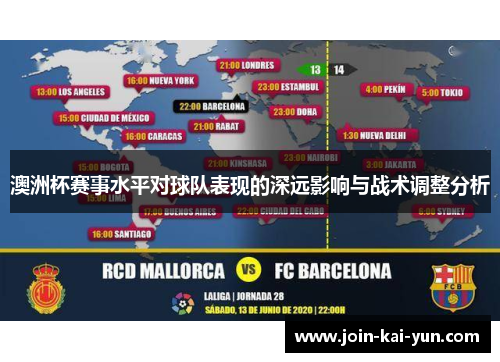 澳洲杯赛事水平对球队表现的深远影响与战术调整分析